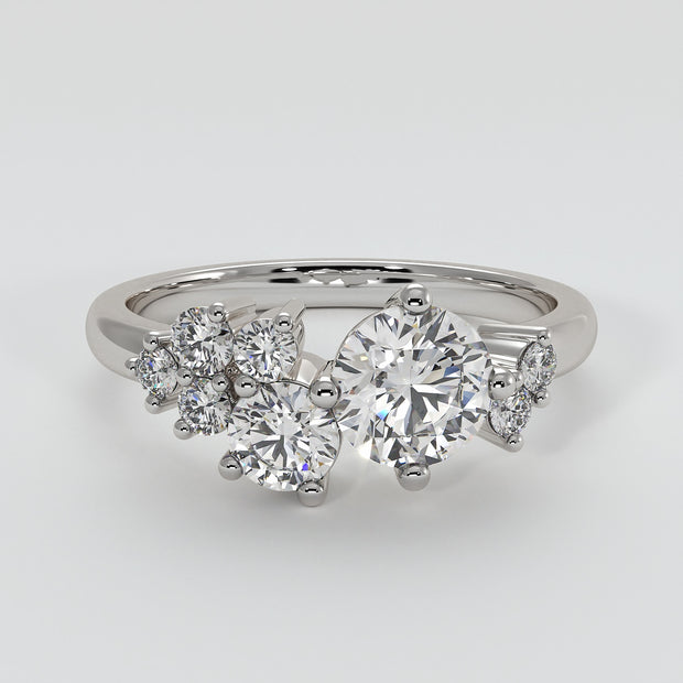Scattered Diamond Engagement Ring - from £1995