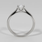 Classic Solitaire Diamond Engagement Ring In White Gold Designed by FANCI Bespoke Fine Jewellery