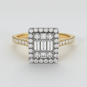 Illusion Set Diamond Engagement Ring - from £1495