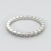 White Gold Petal Ring With Diamonds Designed by FANCI Bespoke Fine Jewellery