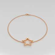 Star Bracelet In Rose Gold Designed by FANCI Bespoke Fine Jewellery