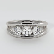 Trilogy Split Band Engagement Ring - from £1495