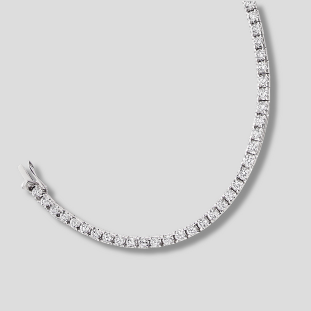 4.00ct Round Brilliant Cut Diamond Claw Set Tennis Bracelet Available From FANCI Fine Jewellery, Southampton, UK.