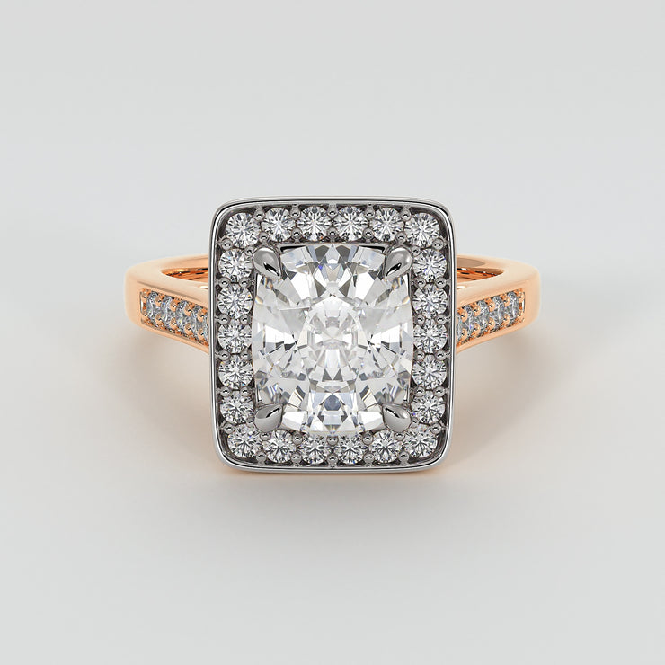 High Halo Engagement Ring - from £1995