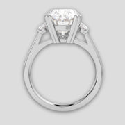 The Oval Three Stone Lab Grown Diamond Ring