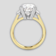 The Oval Three Stone Lab Grown Diamond Ring