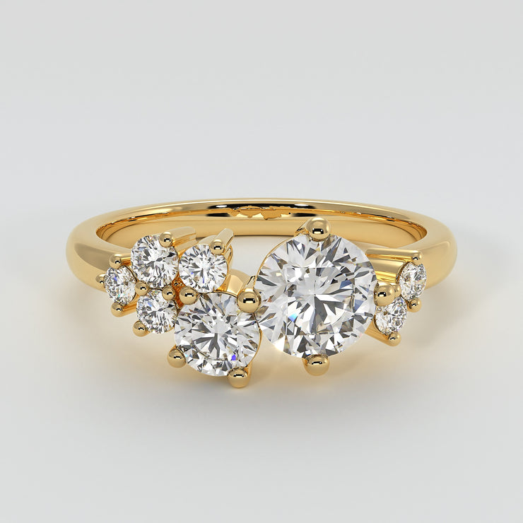 Scattered Diamond Engagement Ring - from £1995