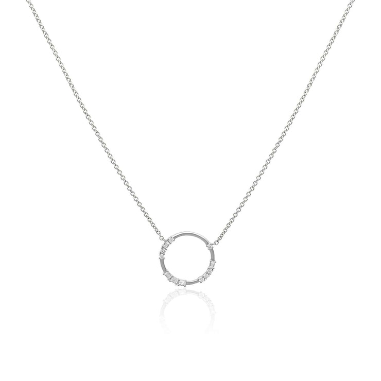 Morse Code Love Necklace - 18ct Gold