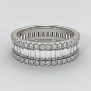 White Gold Eternity Ring With 2.4 Carat Of Diamonds Designed by FANCI Bespoke Fine Jewellery
