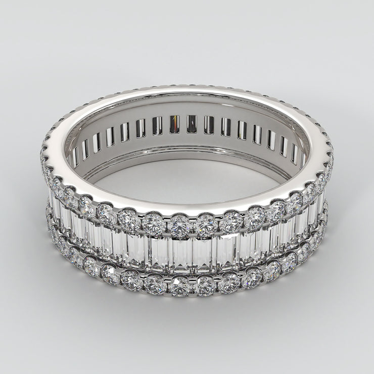 White Gold Eternity Ring With 2.4 Carat Of Diamonds Designed by FANCI Bespoke Fine Jewellery