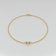 Yellow Gold Baguette Diamond Bracelet Designed by FANCI Bespoke Fine Jewellery