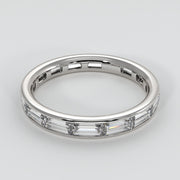 White Gold Baguette Diamond Ring Designed by FANCI Bespoke Fine Jewellery