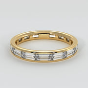 Yellow Gold Baguette Diamond Ring Designed by FANCI Bespoke Fine Jewellery