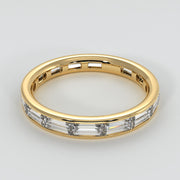 Yellow Gold Baguette Diamond Ring Designed by FANCI Bespoke Fine Jewellery