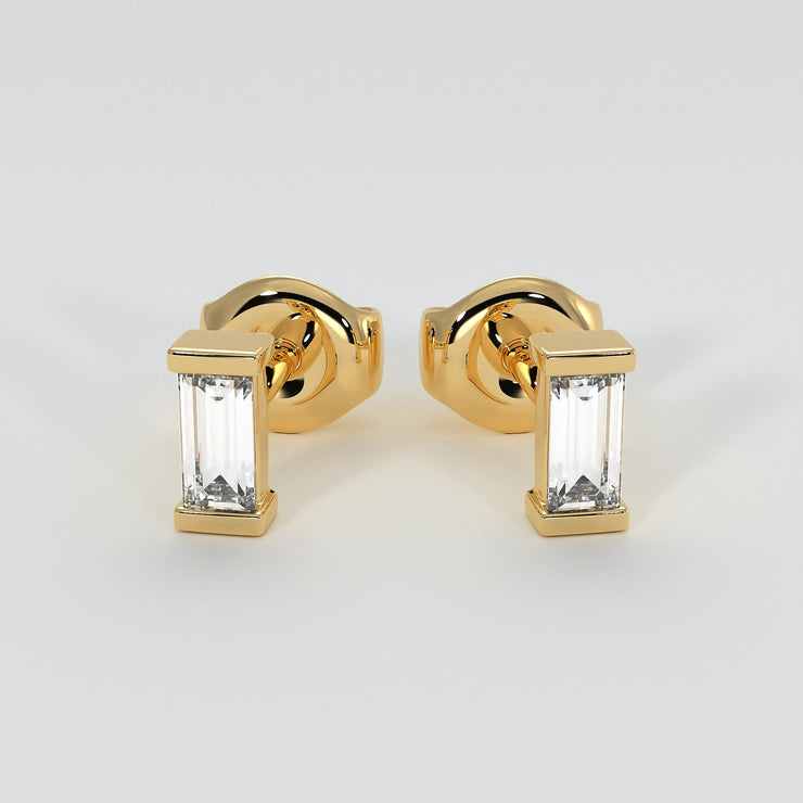 Baguette Stud Earrings