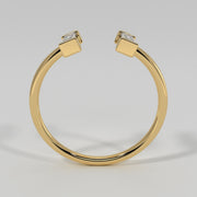 Yellow Gold And Baguette Diamonds Fine Fashion Ring Designed by FANCI Bespoke Fine Jewellery