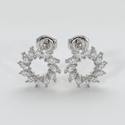 Catherine Wheel Diamond Earrings