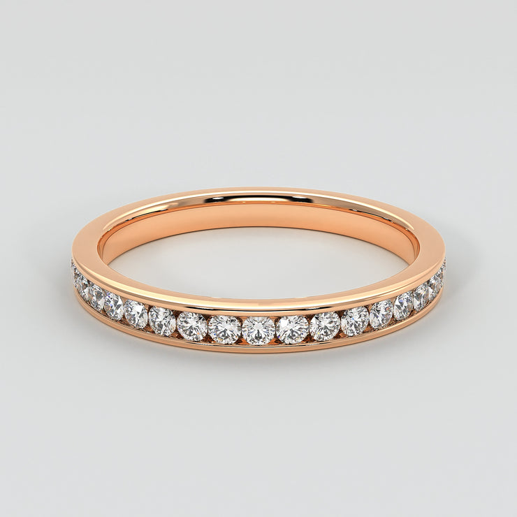 Channel Set Diamond Ring