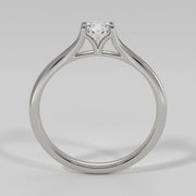 Classic Solitaire Four Claw Diamond Engagement Ring In White Gold Designed by FANCI Bespoke Fine Jewellery