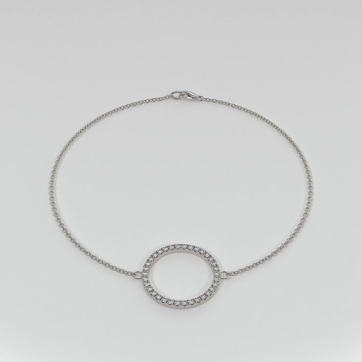 Diamond Circle Bracelet