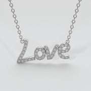 Diamond Love Necklace In White Gold Designed by FANCI Bespoke Fine Jewellery