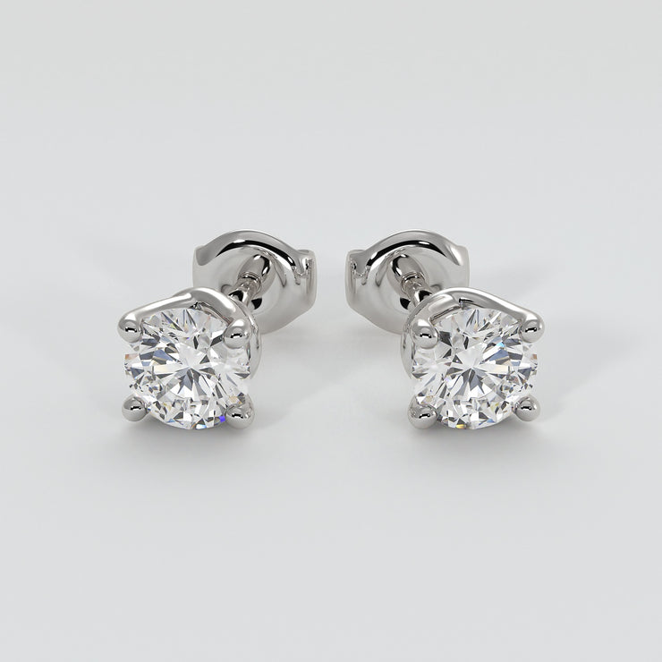 Diamond Stud Earrings In White Gold Designed by FANCI Bespoke Fine Jewellery
