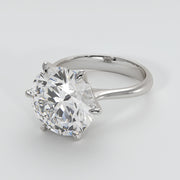 Fire Diamond Engagement Ring In White Gold Designed by FANCI Bespoke Fine Jewellery