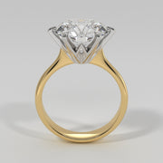 Fire Solitaire Engagement Ring
