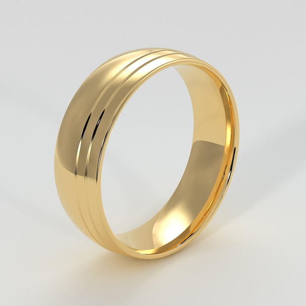 Gentleman's Offset Tramlines Ring