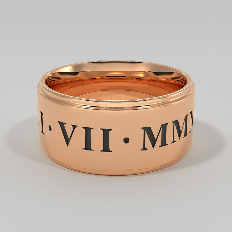 Fashion Jewelry Creative Stainless Steel Roman Numerals Diamond Couple Ring  Titanium Steel 18K Rose Gold Finger Ring SSR2062 - China Ring Jewelry and  Fashion Ring price | Made-in-China.com