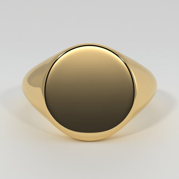 Gentleman's Large Oval Signet Ring
