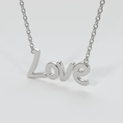 Love Necklace In White Gold Designed by FANCI Bespoke Fine Jewellery
