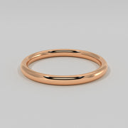 Modern Court Narrow Width Wedding Band In Rose Gold Designed by FANCI Bespoke Fine Jewellery