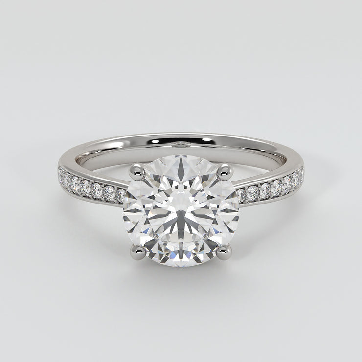 Open Setting Solitaire Engagement Ring - from £1795