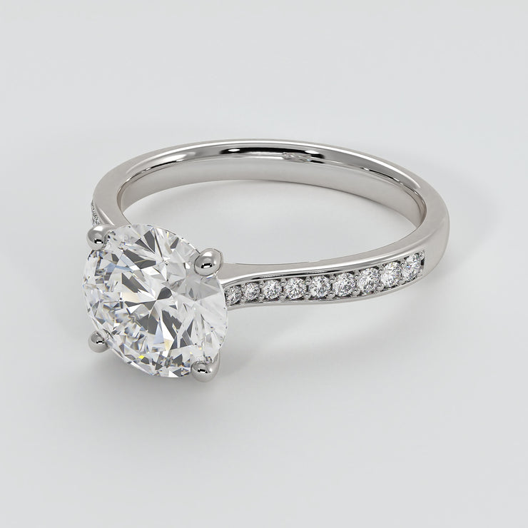 Open Setting Solitaire Engagement Ring In White Gold Designed by FANCI Bespoke Fine Jewellery