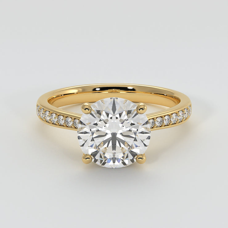 Open Setting Solitaire Engagement Ring - from £1795