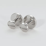 Bespoke Paw Print Cufflinks Manufactured In 925 Silver By FANCI Bespoke Fine Jewellery