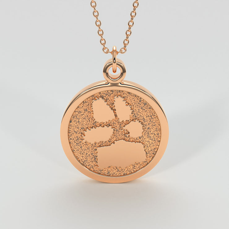 Bespoke Paw Print Pendant