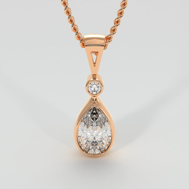 Pear Drop Diamond Necklace