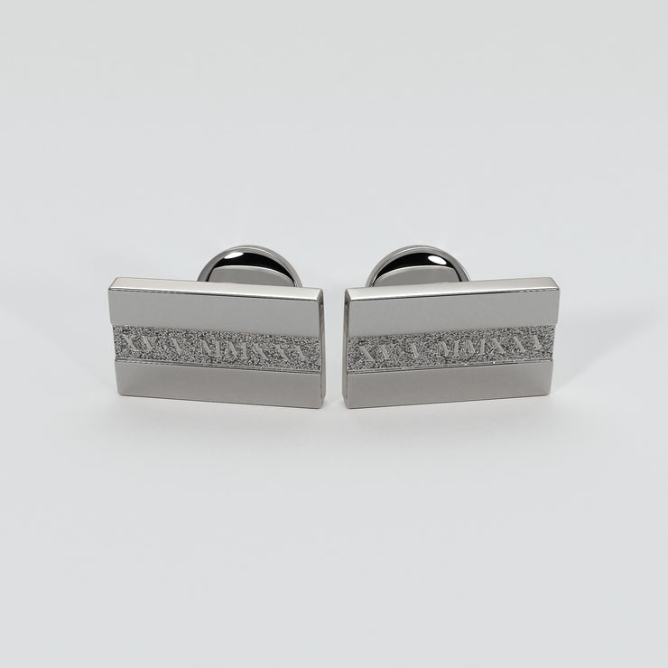 Personalised Roman Numerals Cufflinks