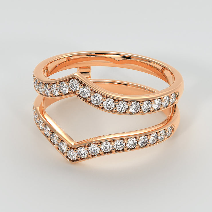 Rose Gold Jacket Ring by FANCI Bespoke Fine Jewellery