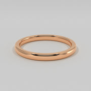 Soft Court Narrow Wedding Band In Rose Gold Designed by FANCI Bespoke Fine Jewellery