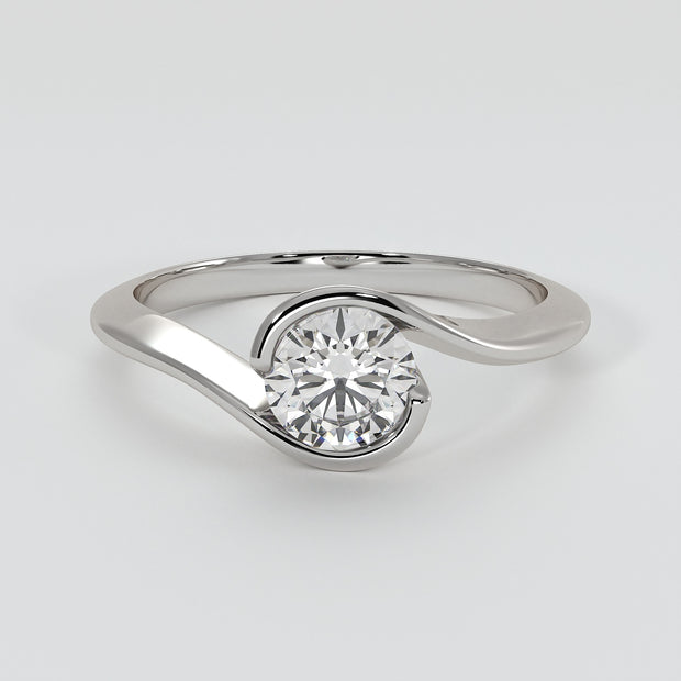 Solitaire Twist Engagement Ring - from £1495