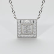 Square Diamond Necklace