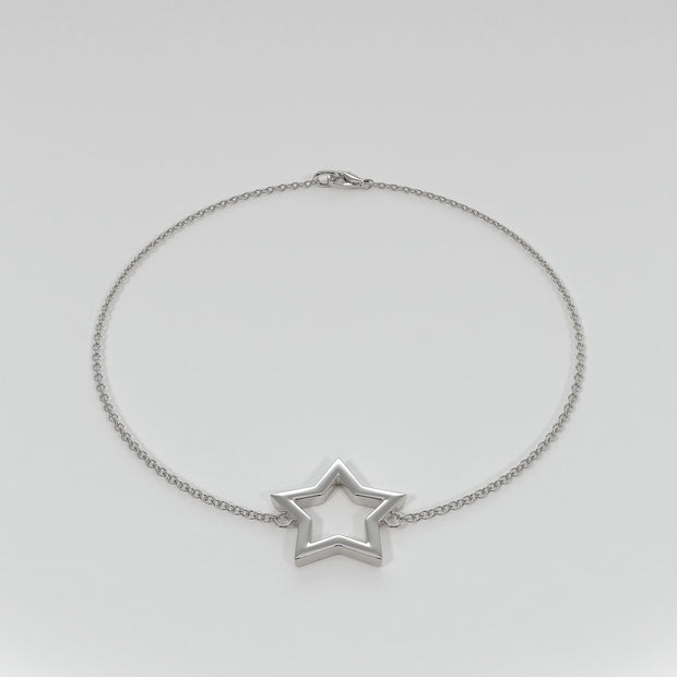 Star Bracelet In White Gold Designed by FANCI Bespoke Fine Jewellery