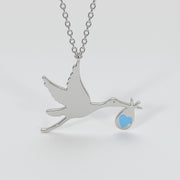 Stork Necklace