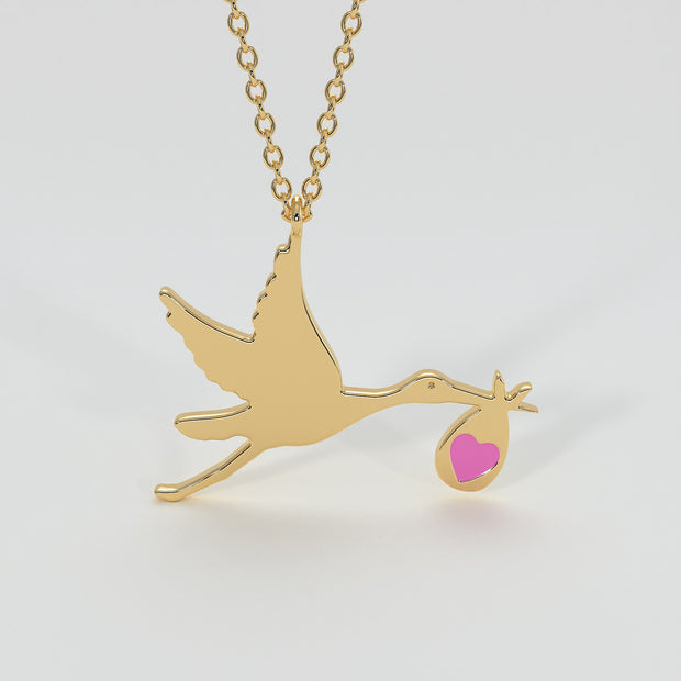 Stork Necklace