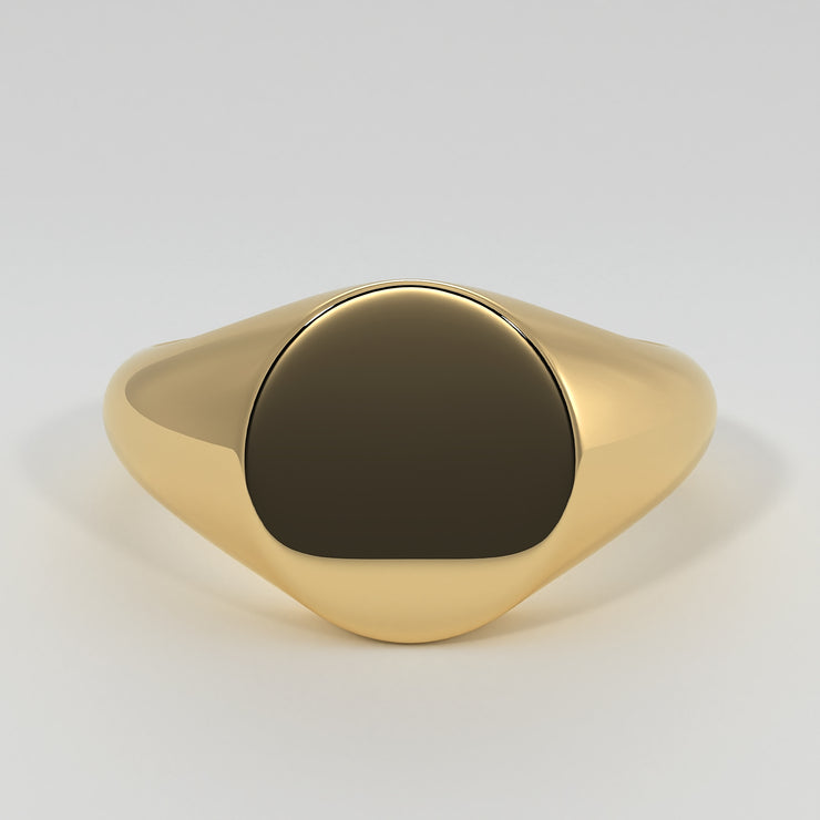Gentleman's Small Oval Signet Ring