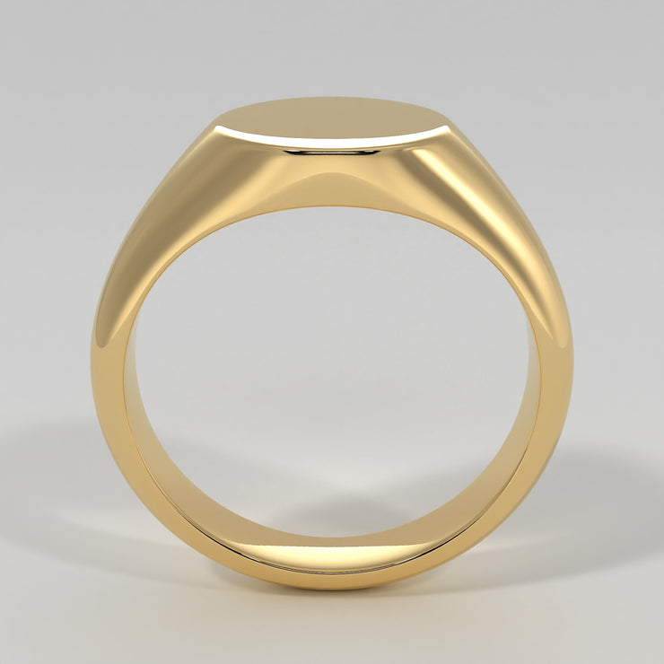 Yellow Gold Small Signet Ring by FANCI Bespoke Fine Jewellery
